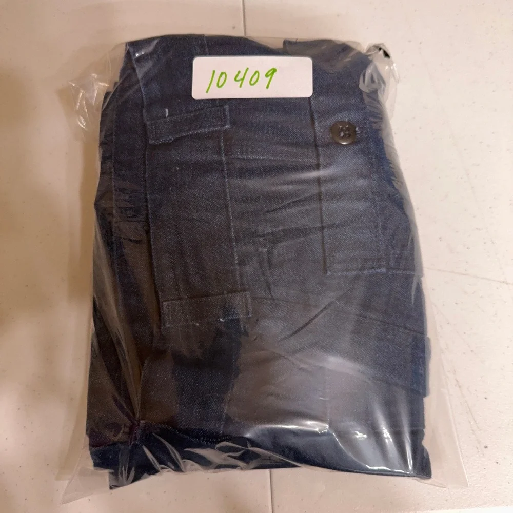 VTG Seafarer Jeans Mens 32x31 Blue Utility Trousers Denim Bell Bottom Pants